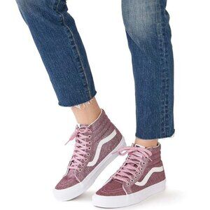 Vans Sk8-Hi Reissue (Pink Lurex Glitter)